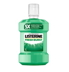 Listerine Fresh Burst Antibacterial Mouthwash 1l