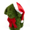Festive Feeling Artificial Grass Christmas Dog 45cm