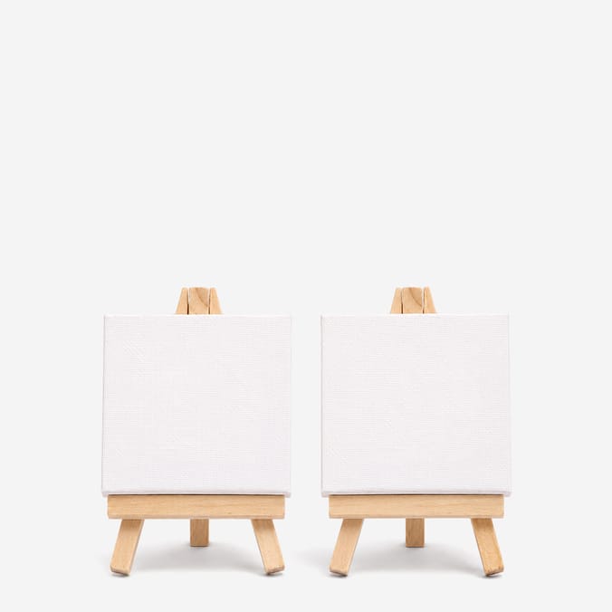 Colvin & Co Artists' Mini Canvas & Easel x2