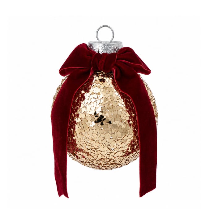 Festive Feeling Alpine Woods Glitter Bauble