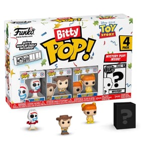 Funko Bitty Pop! Toy Story Mini Vinyl Figure 4 Pack - Forky, Sheriff Woody, Gabby Gabby & Mystery