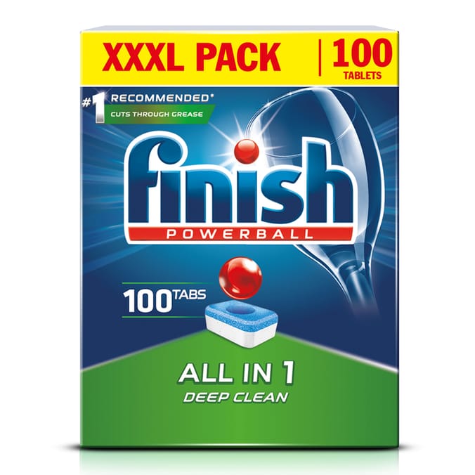 Finish All in One Dishwasher Tablets Original 100 Tablets
