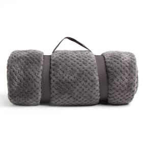 Home Collections Waffle Throw - Charcoal