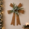 Winter Charm Rattan Large Bow