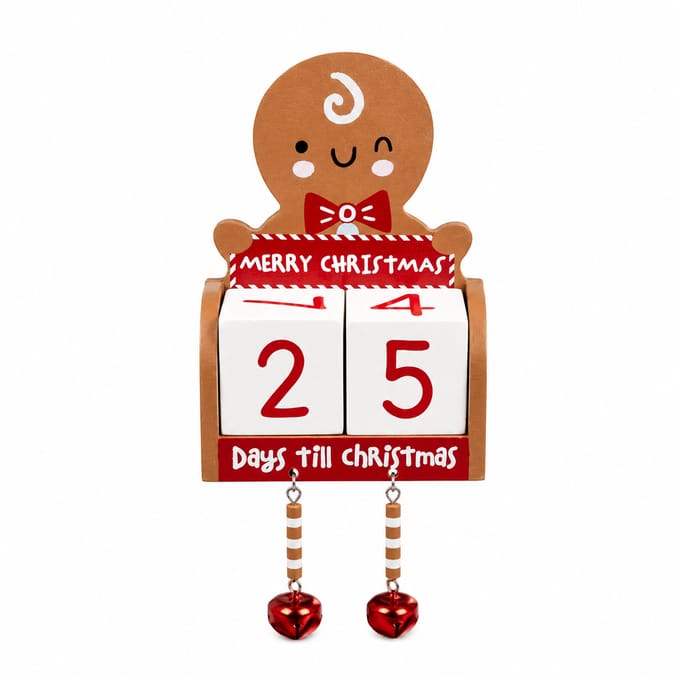 Sleigh Bells Advent Countdown - Gingerbread