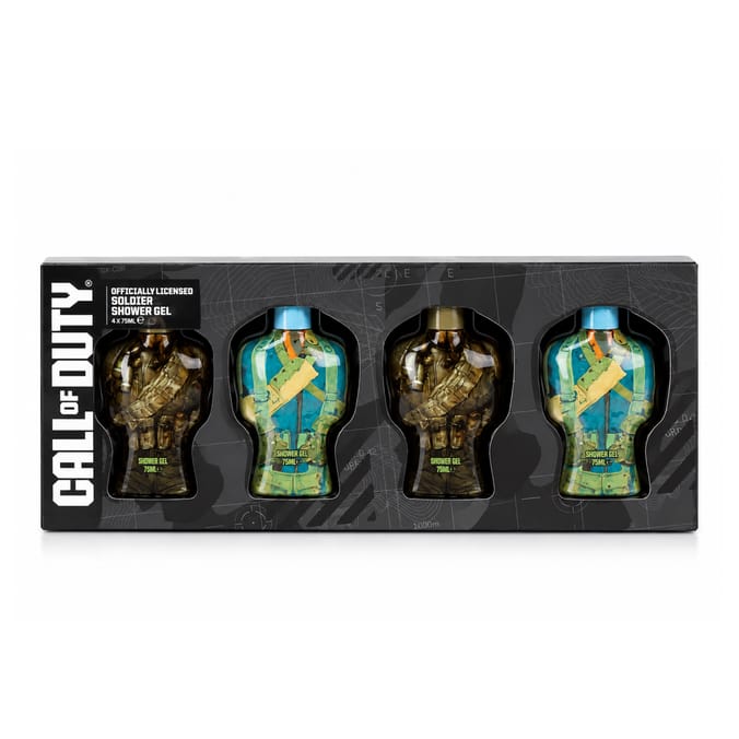 Call Of Duty Travel Shower Gel 4x75ml  