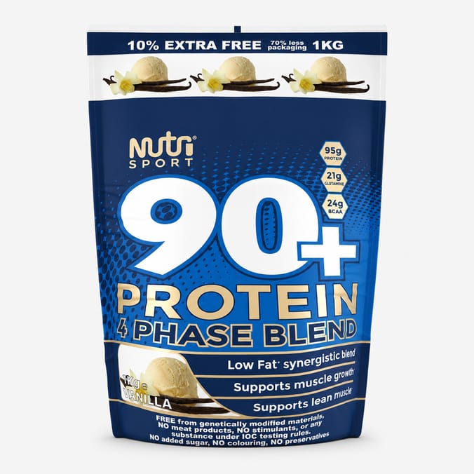 NutriSport 90+ Protein 4 Phase Blend 1kg - Vanilla