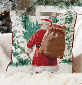 Festive Feeling Christmas Santa Cushion
