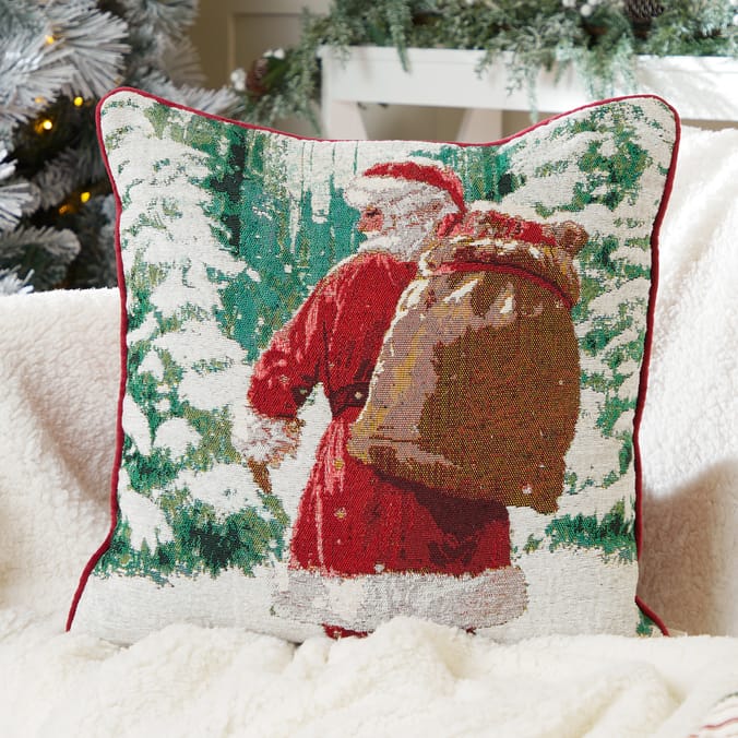 Festive Feeling Christmas Santa Cushion