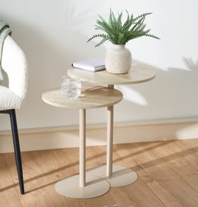 Home Collection Set of 2 Round Tables