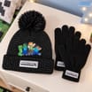  Minecraft Hat & Gloves Set