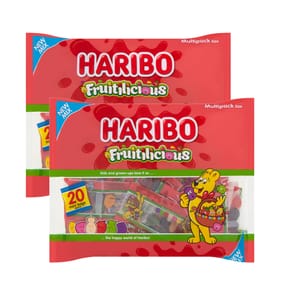 Haribo Fruitilicious 20 Mini Bags 320g x2