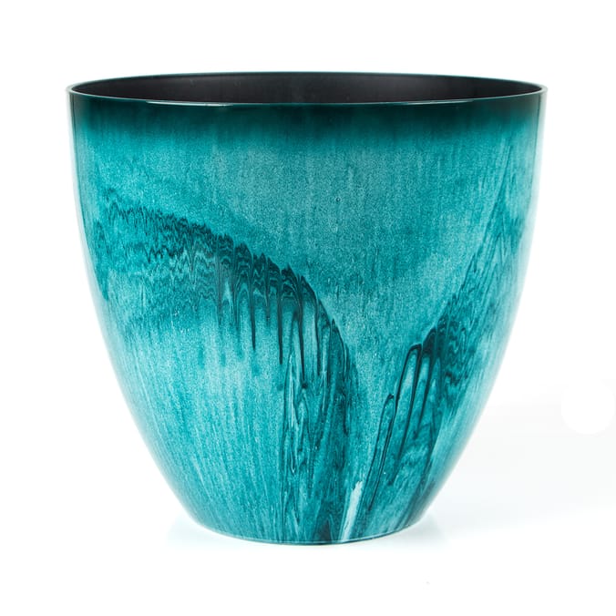 Jardin Glaze Effect Plastic Planter