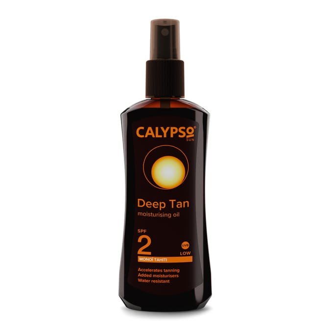 Calypso Deep Tan Bronzing Oil Spray 200ml SPF2 