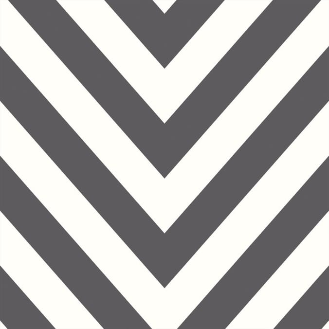 Chevron Wallpaper 12574 - Black/White