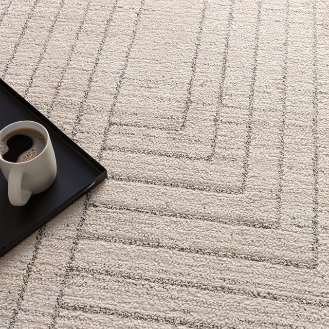 Asiatic Oslo Angles Rug OS06 - Cream/Grey
