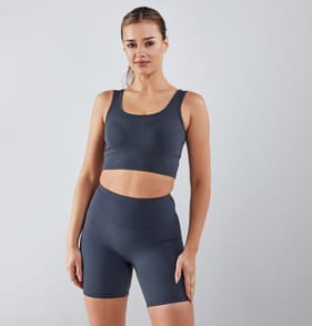 Active By Originals Ladies Grey Sport Bra - 8-10