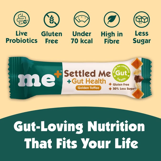 Me+ Settled Me + Gut Health Golden Toffee 95g x12