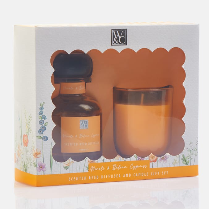 Wickford & Co Candle & Diffuser Gift Set - Neroli & Italian Cypress