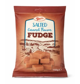 The Sweet Co. Salted Caramel Flavour Fudge 150g