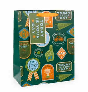 Retro Badges Gift Bag