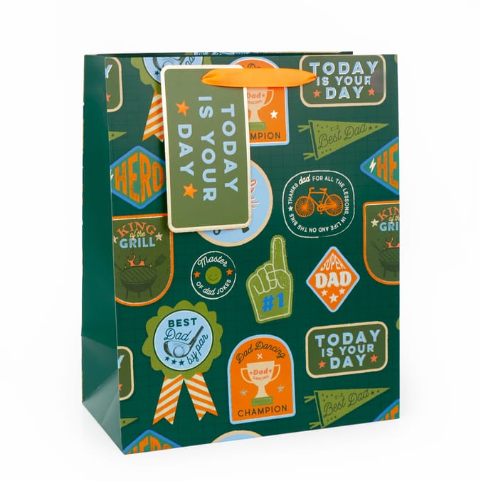 Retro Badges Gift Bag