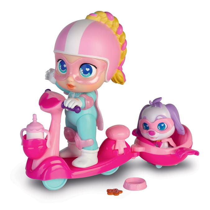 Super Cute Little Babies Mini Regi Doll with Scooter