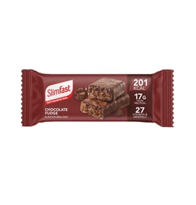 SlimFast Meals Replacement Bar 60g 4 Pack - Chocolate Fudge x4