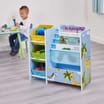 Liberty House Toys Safari Book Display Unit with Fabric Storage Boxes