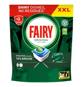 Fairy Original All In One Dishwasher Tablets - 70 Tablets