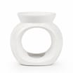 Ceramic Oval Oil Burner - White