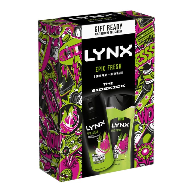 Lynx The Sidekick Duo Deodorant Gift Set - Epic Fresh