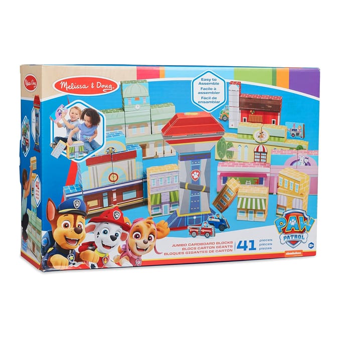 Melissa and Doug Paw Patrol Jumbo Cardboard Blocks