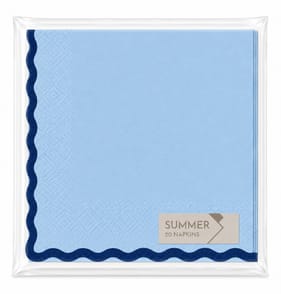 Summer Napkins 20 Pack - Blue