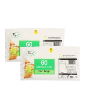 TidyZ Press & Seal Food Bags x2