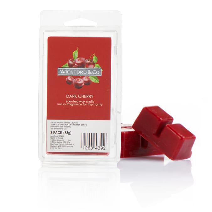 Wickford & Co Wax Melts 8 Pack - Dark Cherry x2