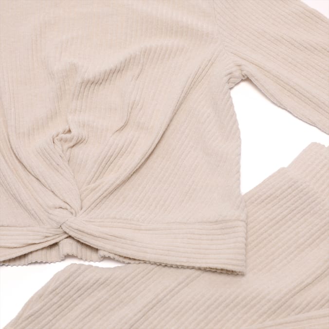 Jeff & Co By Jeff Banks Brushed Ribbed Lounge Set