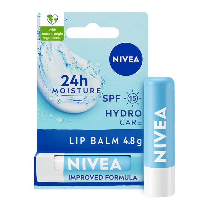 Nivea Lip Balm 4g - Hydro Care SPF15