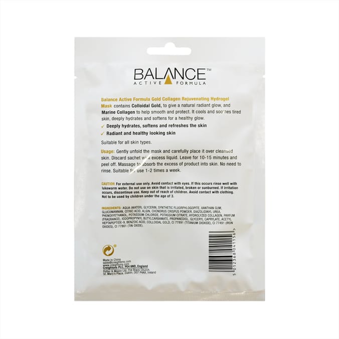 Balance Gold + Marine Collagen Rejuvenating Hydrogel Mask 60g x5