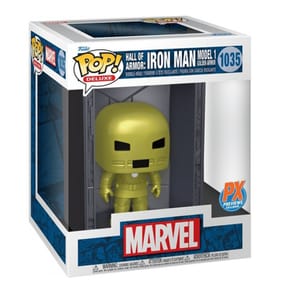Pop! Vinyl Deluxe Marvel Iron Man Hall Of Armour Iron Man Model 1 Figure