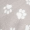 My Pets Essentials Pet Cushion - Grey Paw Print