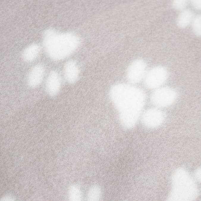 My Pets Essentials Pet Cushion - Grey Paw Print