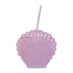 Shell Tumbler With Straw