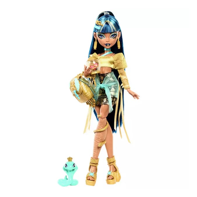 Monster High Doll with Pet & Accessories - Cleo De Nile