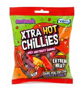 Vidal Xtra Hot Chillies Spicy And Fruity Gummies 140g