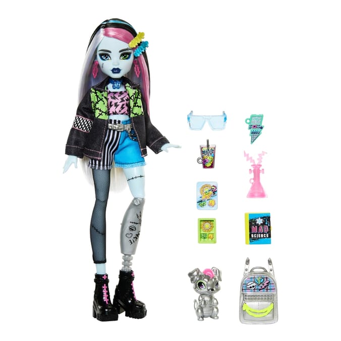Monster High Doll with Pet & Accessories - Frankie Stein