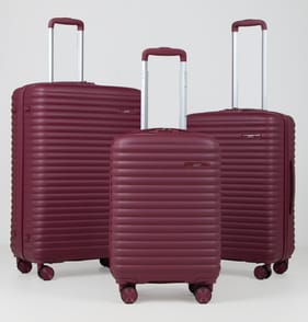Salisburys Ibiza Hard Shell Suitcase - Burgundy