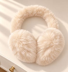 Original Winter Ladies Earmuffs - Cream