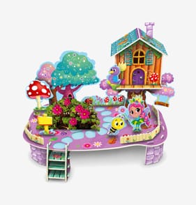 Puzzle & Grow Fairy Treehouse 3D Puzzle Set