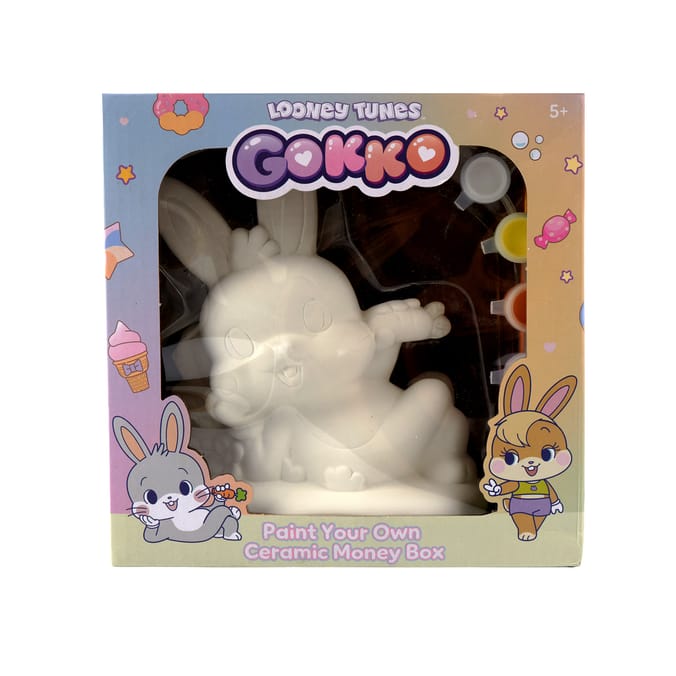 Looney Tunes Gokko PYO Ceramic Money Box - Bugs Bunny